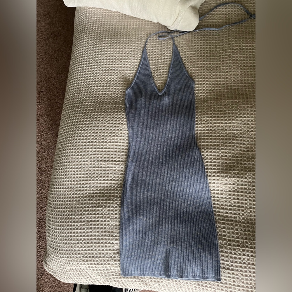 Abercrombie & Fitch Knit Halter Dress - Small